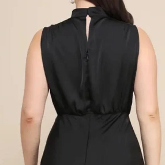 NWT Lulus Black Dress - Picture 3 of 8